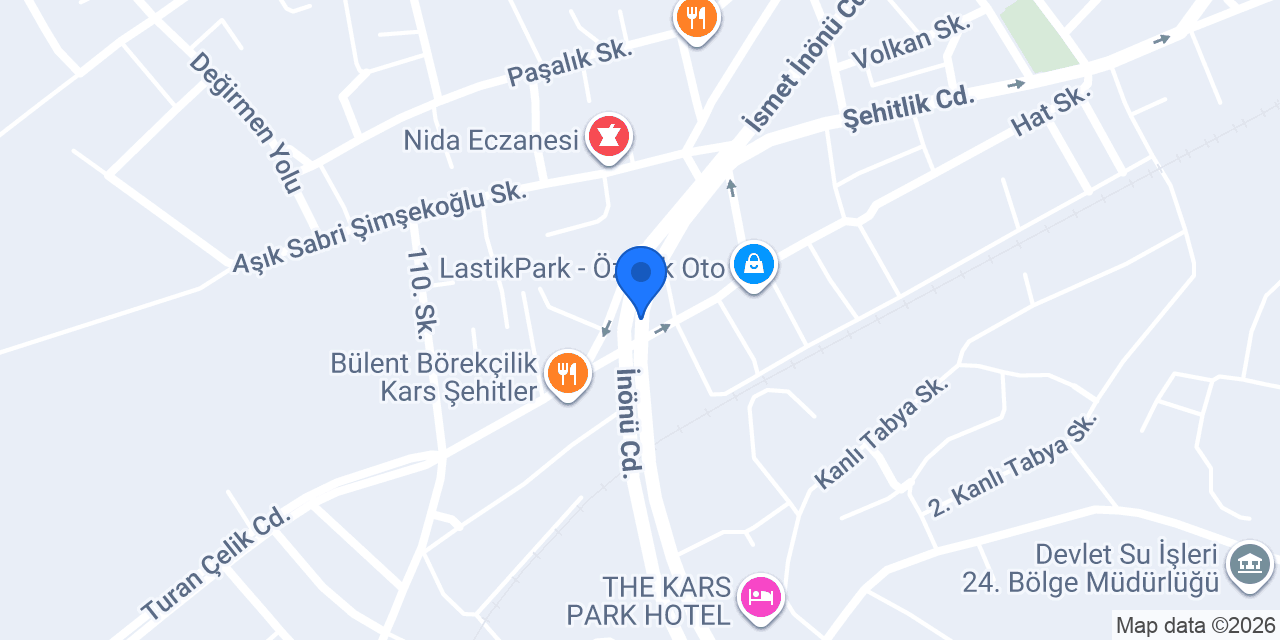 efe tur kars konumu