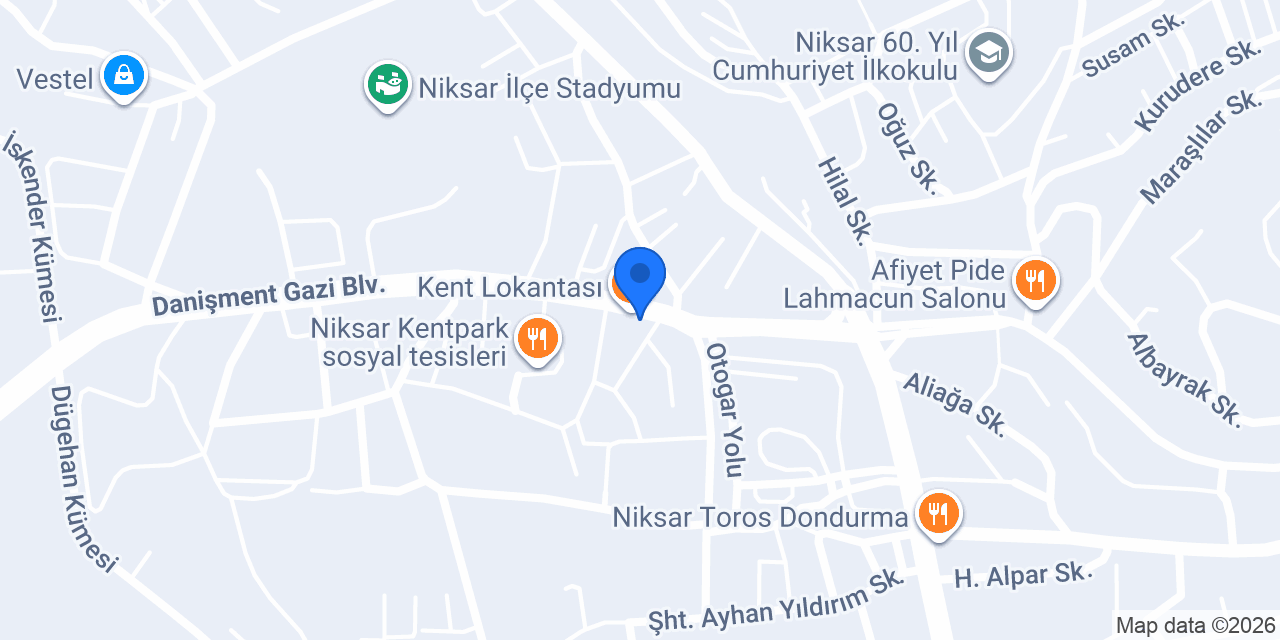 Atmaca Erkek Kuaför konumu