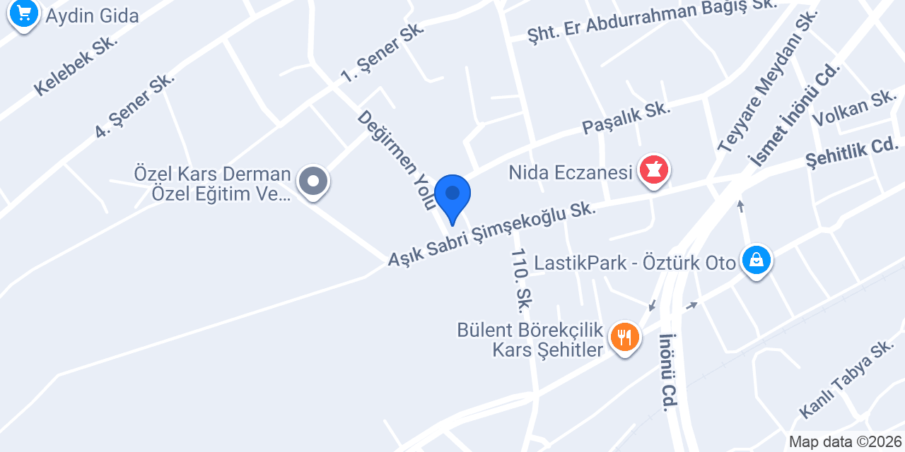 Çağrı Şah Ltd Şti konumu
