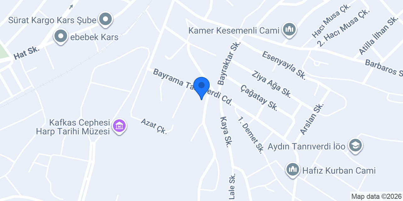 KARS HAK ELEKTRİK konumu