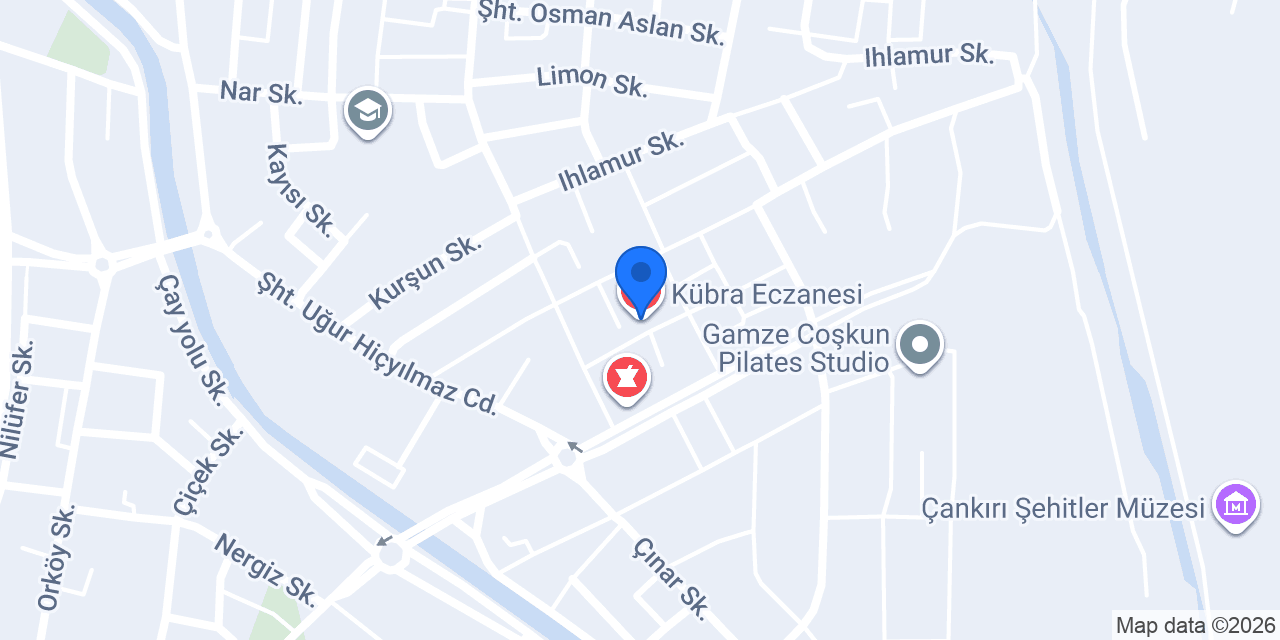 Kübra Eczanesi konumu