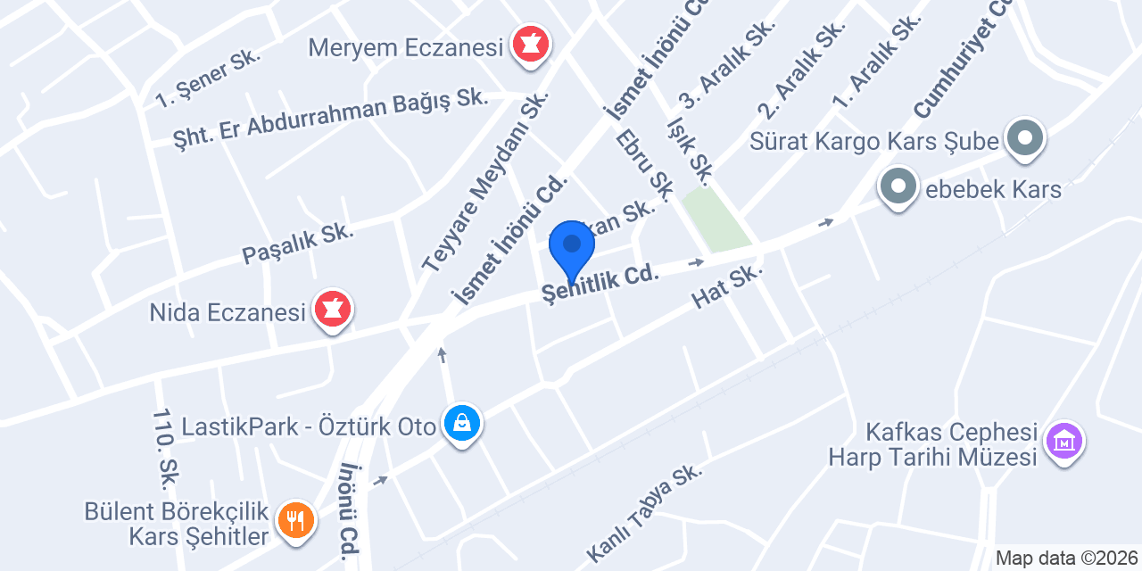 Alfemo Mobilya Kars konumu