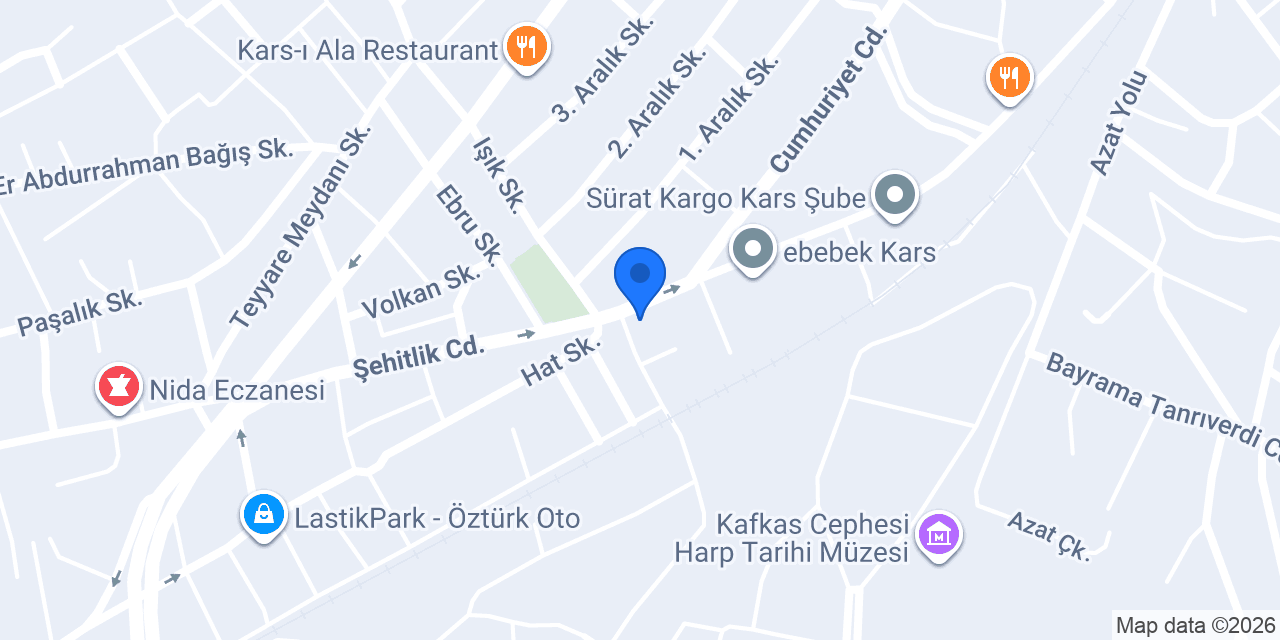 KARS ERCİYES MOBİLYA konumu