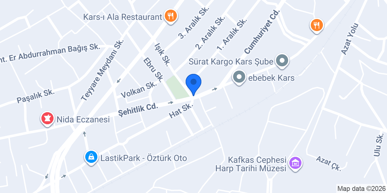 KARS TAKSİ konumu