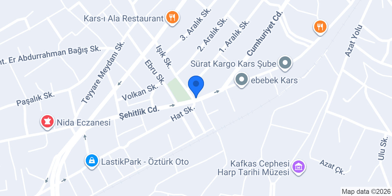 Aktif Erciyes Mobilya konumu