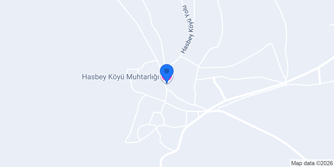 Hasbey Köyü Muhtarlığı konumu