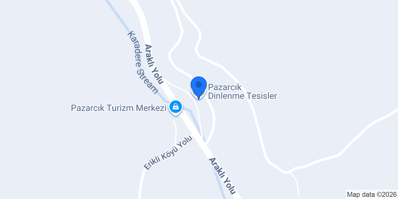 Pazarcık Dinlenme Tesisler konumu