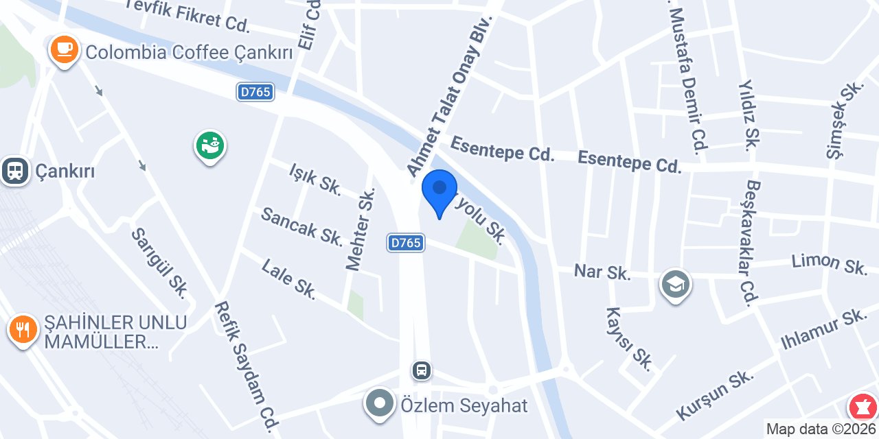 Çankırı Büyük Otel konumu