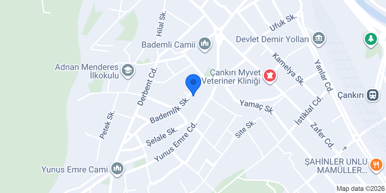 Çankırı Karetekin Üniversitesi Misafirhanesi konumu