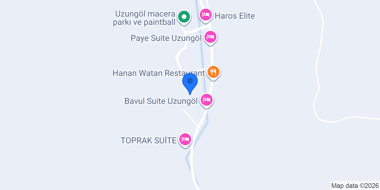 Özgür Apart Uzungöl konumu