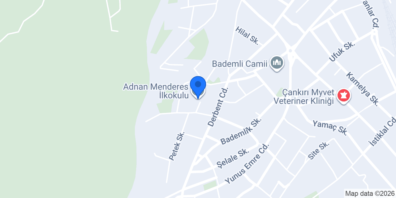 Adnan Menderes İlkokulu konumu