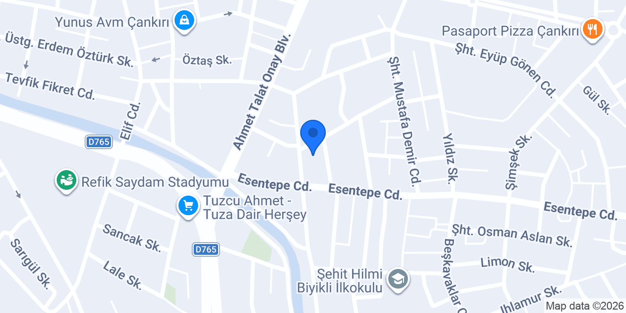Çankırı Vinç konumu