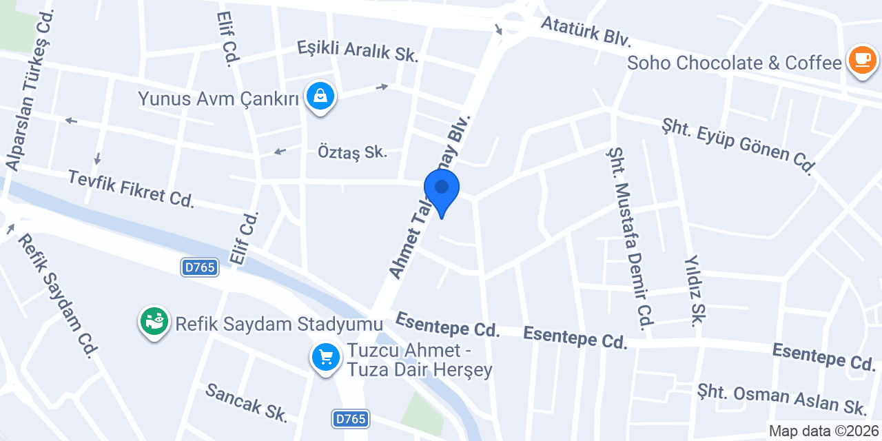 Aras Kargo Çankırı Şubesi konumu