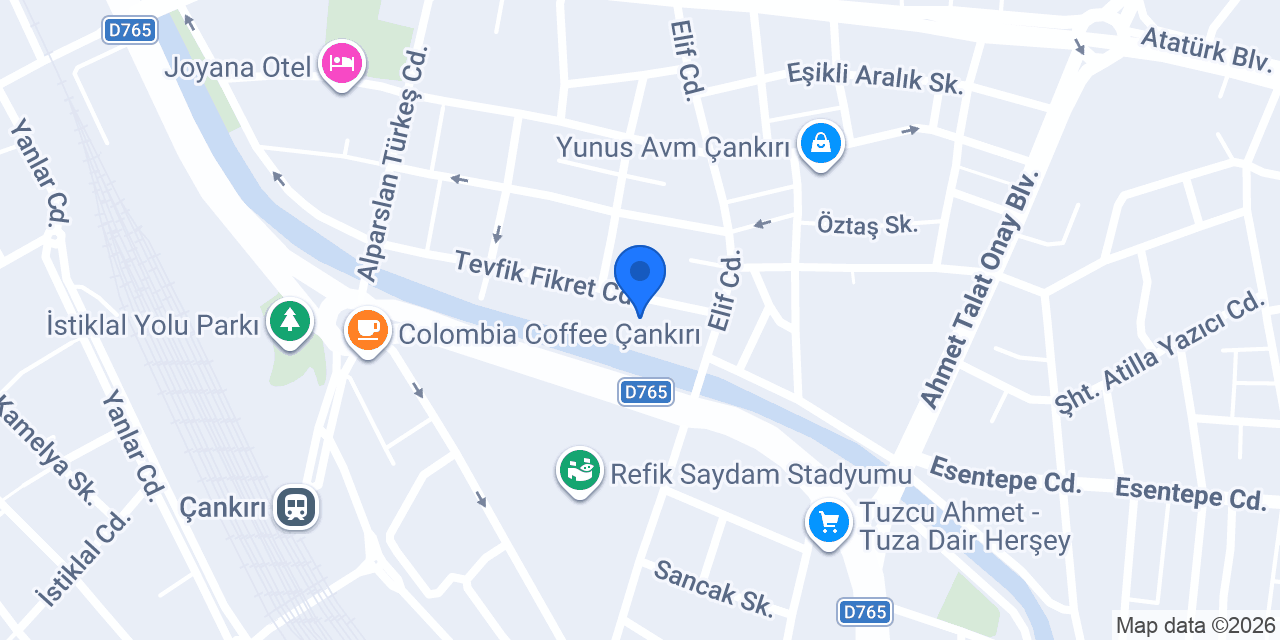 İŞLER KİTABEVİ ÇANKIRI ŞUBESİ konumu