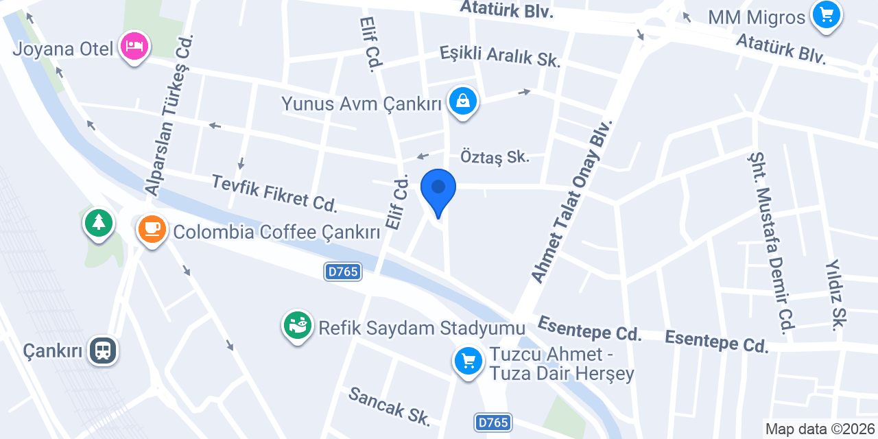 Habeş Ticaret Anahtarci konumu