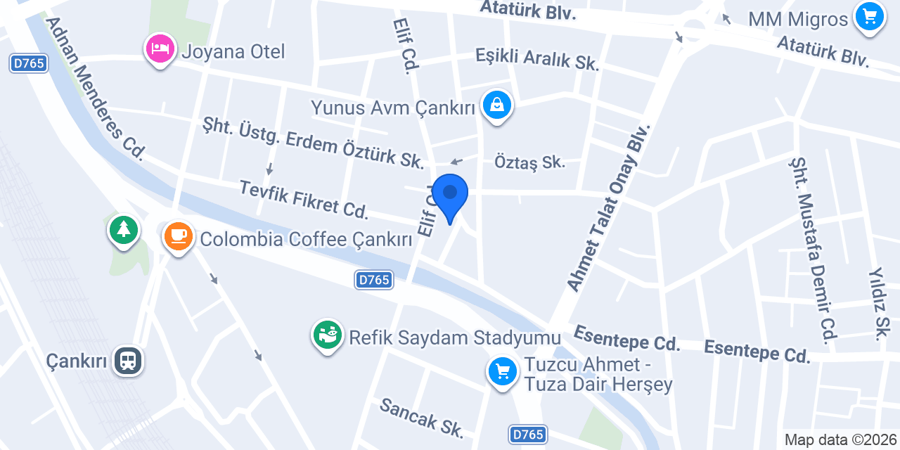 Ertunç Elektrik konumu