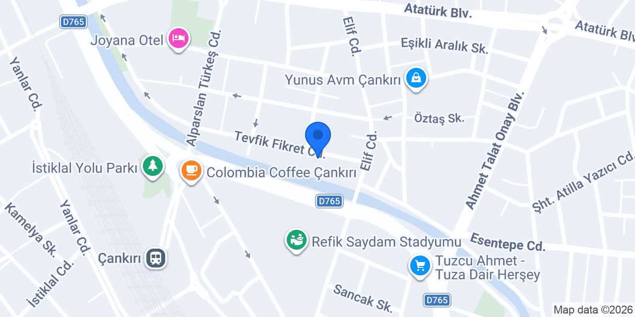 Turkuaz Kafe konumu