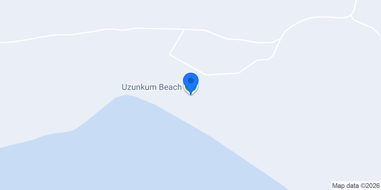 Uzunkum Beach konumu