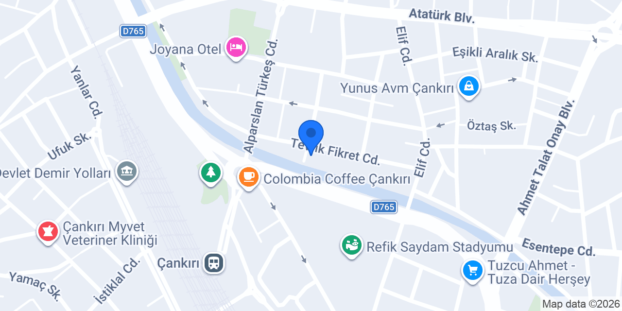 MİDYECİ YASİN ÇANKIRI konumu