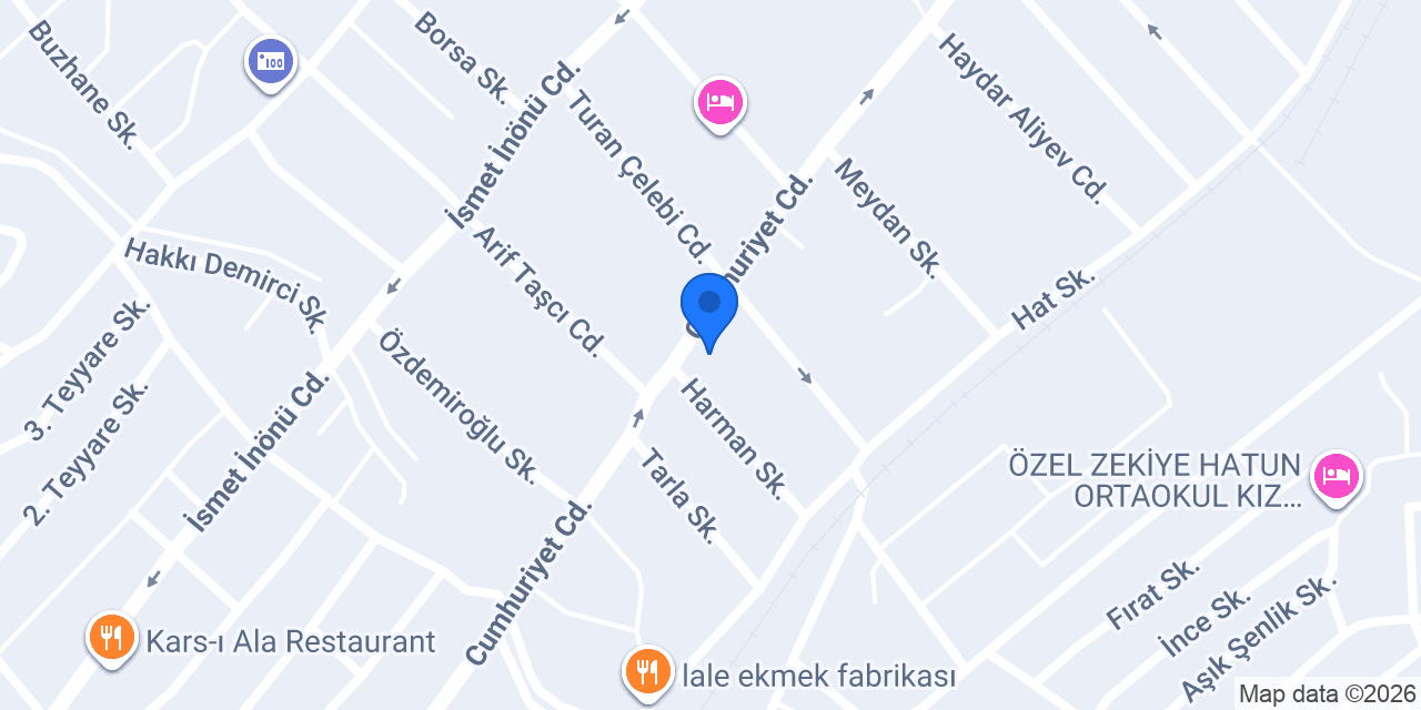 Arya Delüxe Erkek Kuaförü konumu