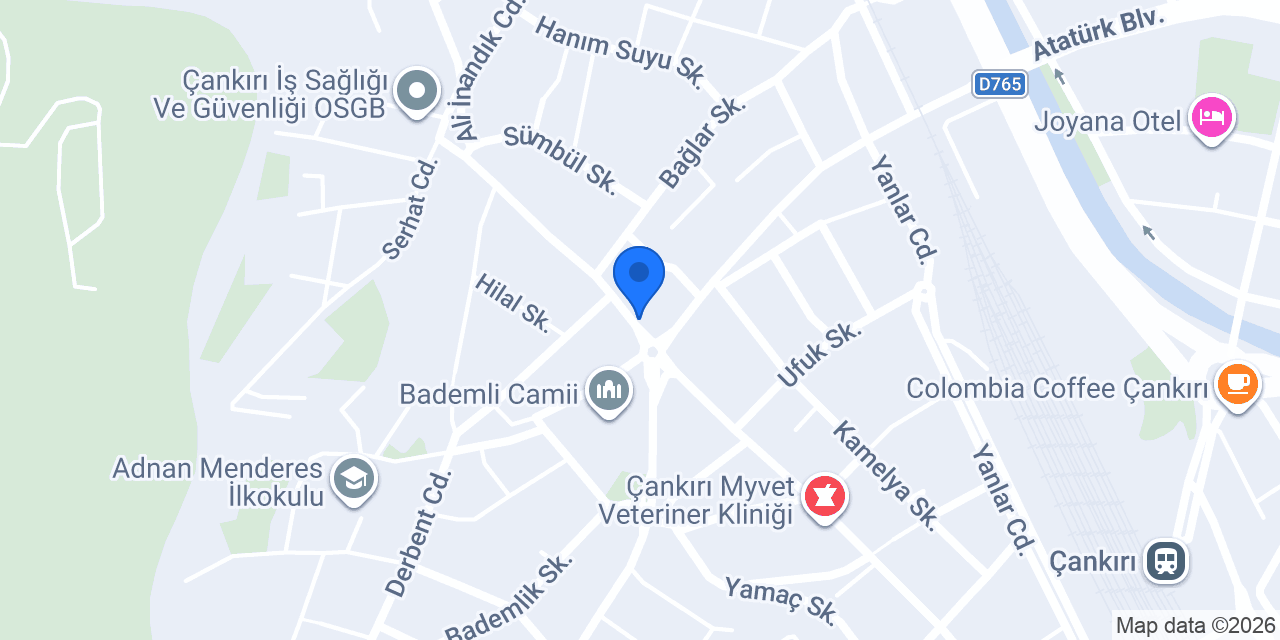 Elifce Terzi & Tasarım konumu