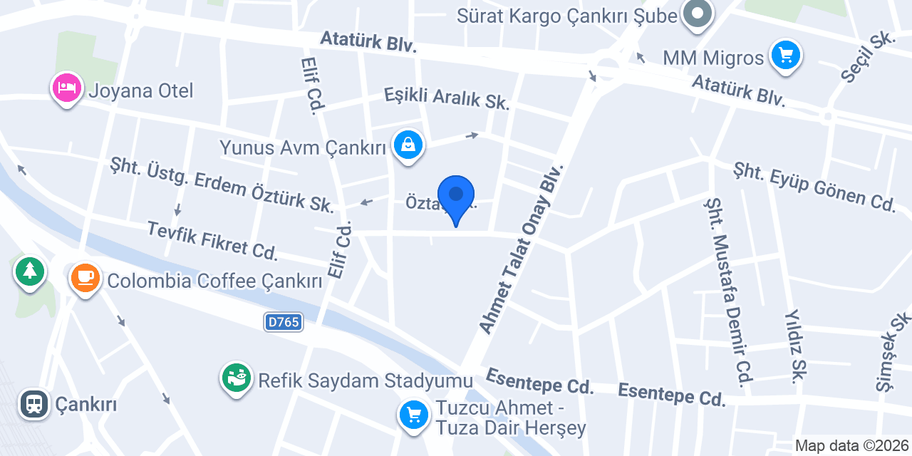 Şekerciler yapı market konumu