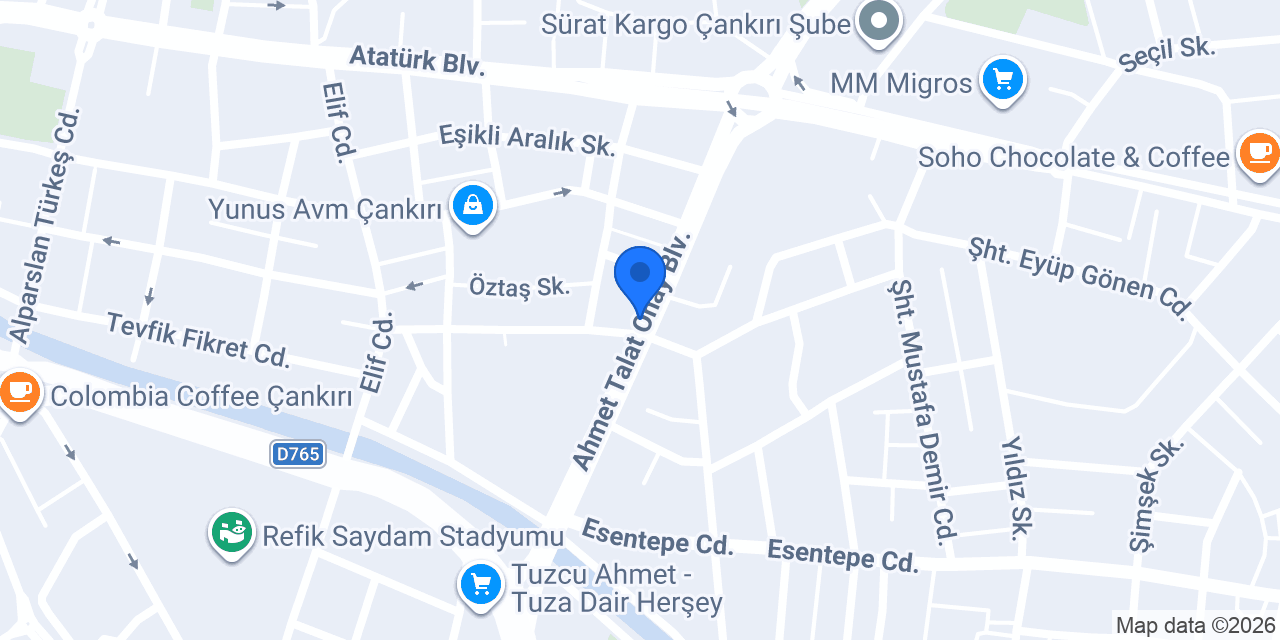 ÇANKIRI ZİRAAT konumu