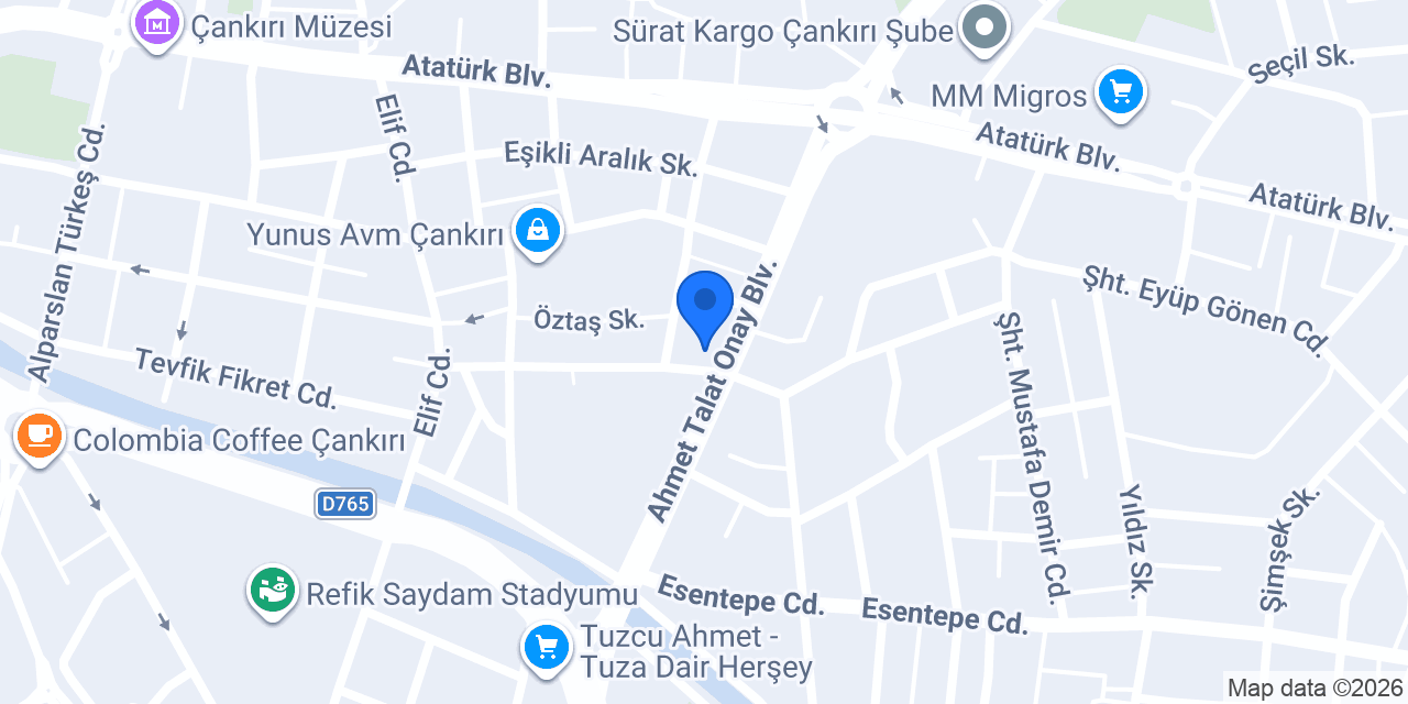 Başar Veteriner Kliniği konumu