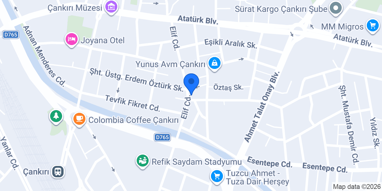 AVUKAT ARİF ÖZDEMİR konumu