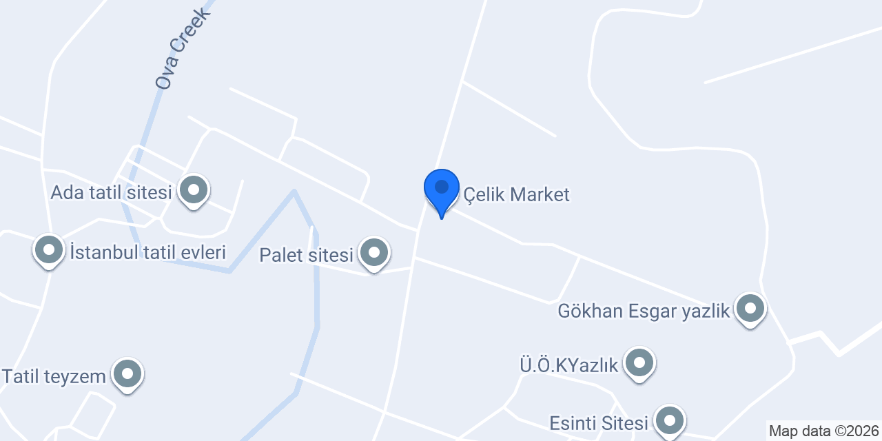 Çelik Market konumu