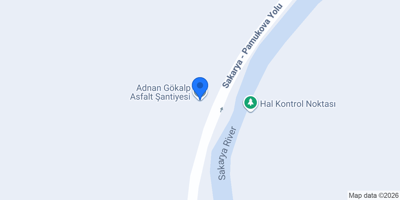 Adnan Gökalp Asfalt Şantiyesi konumu