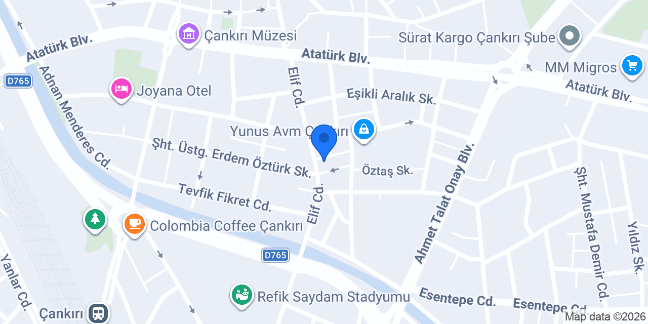 YILDIZ TERZİ konumu