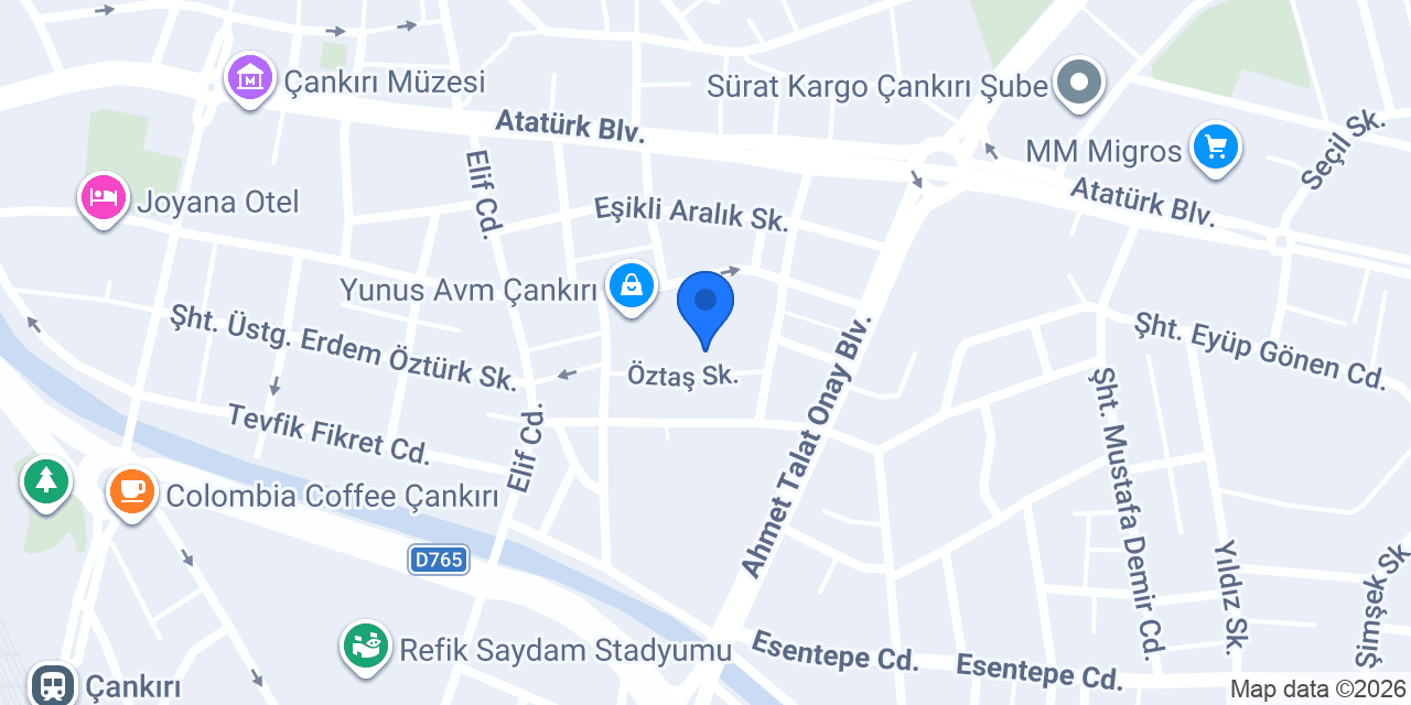 Yunus - Çankırı 1 Şubesi konumu