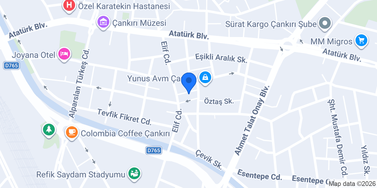 Recep Erkek Kuaförü konumu