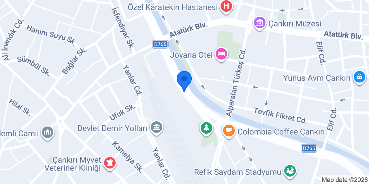 Tekofis Büro Malzemeleri konumu