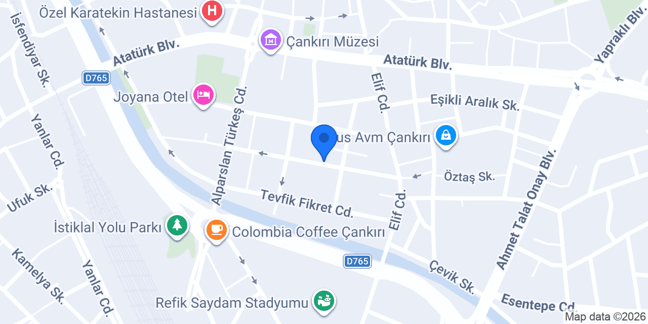Waffle Works Çankırı konumu