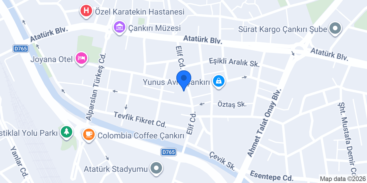 Akkaya Hukuk Bürosu konumu