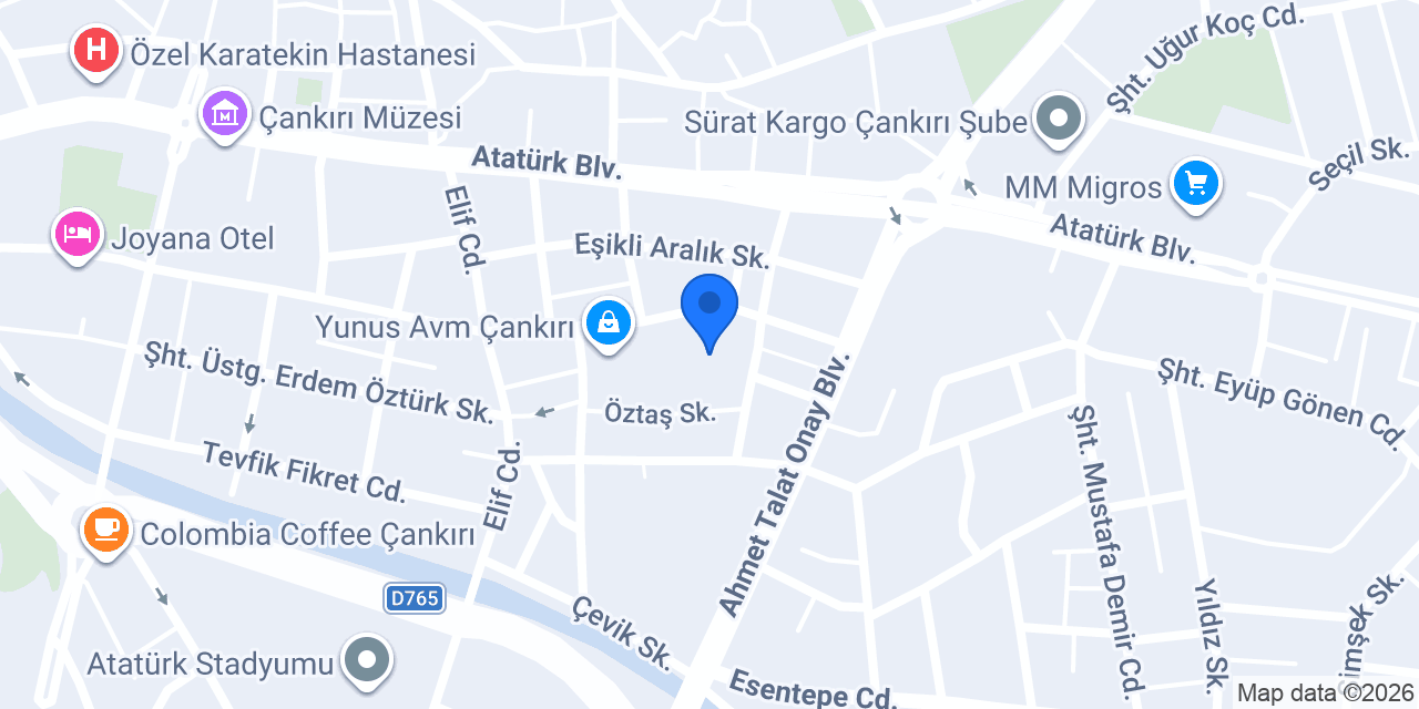 TEB Çankırı Şubesi konumu