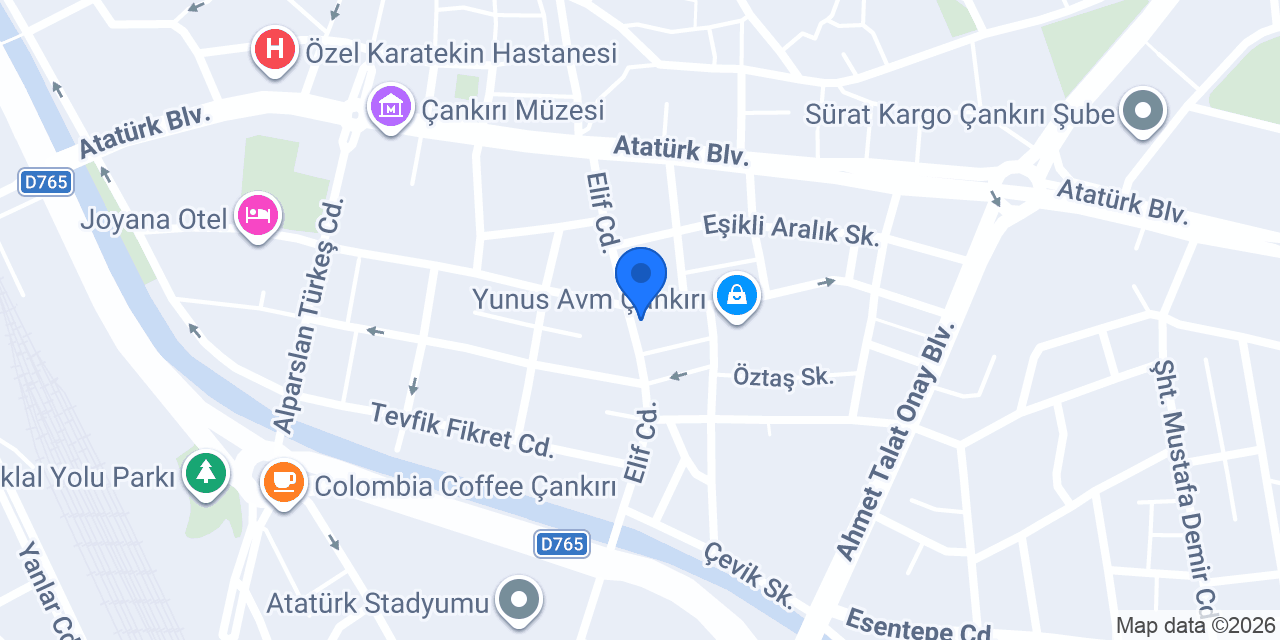 Çankırı Avukat Ayşegül Şentürk konumu