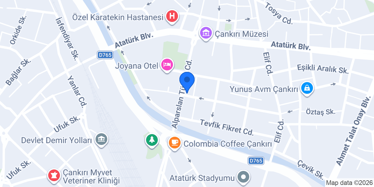 Terra pizza Çankırı konumu