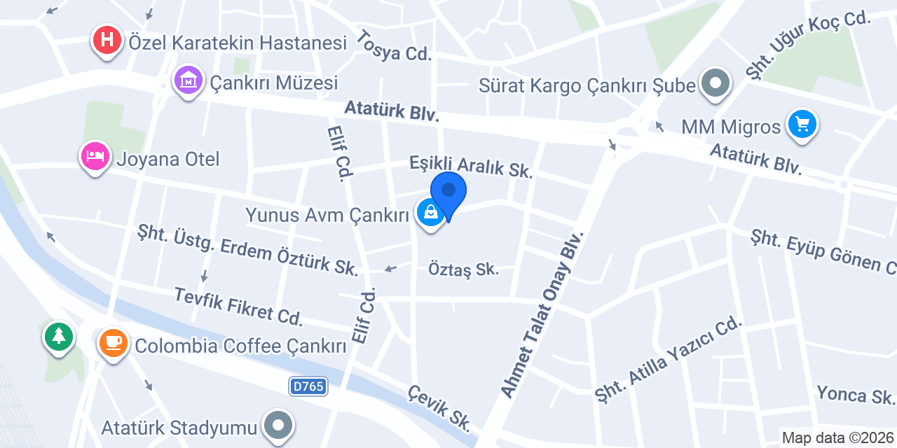 AYHAN OPTİK konumu