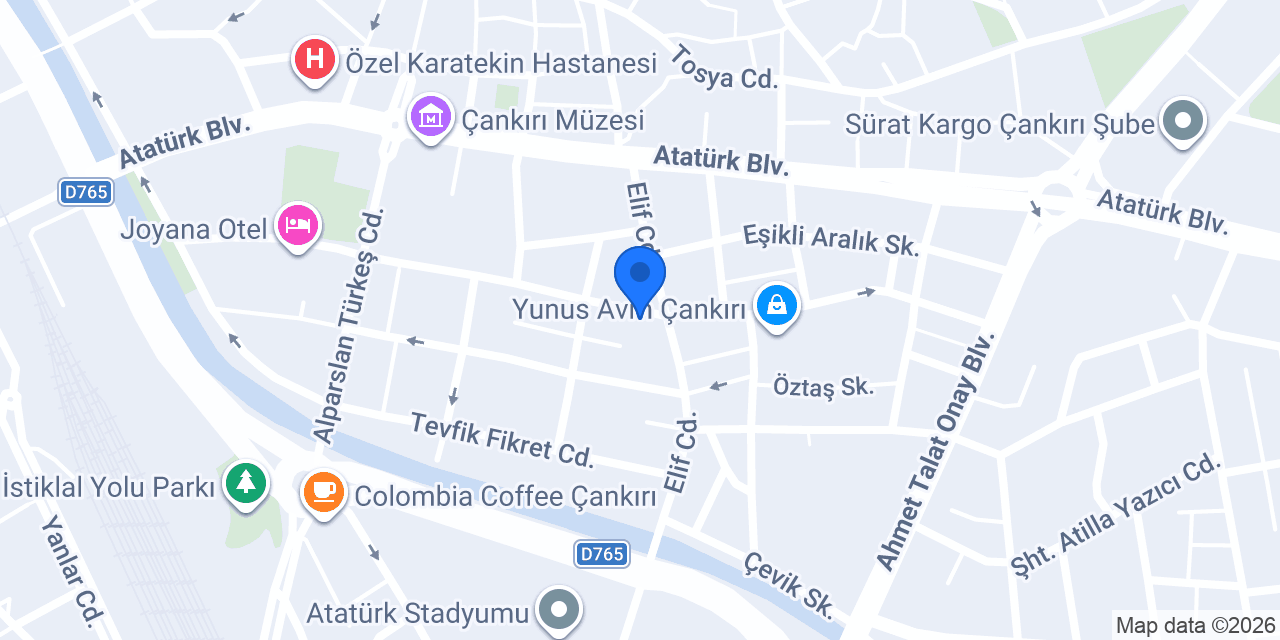 Albaraka Türk Çankırı Şubesi konumu