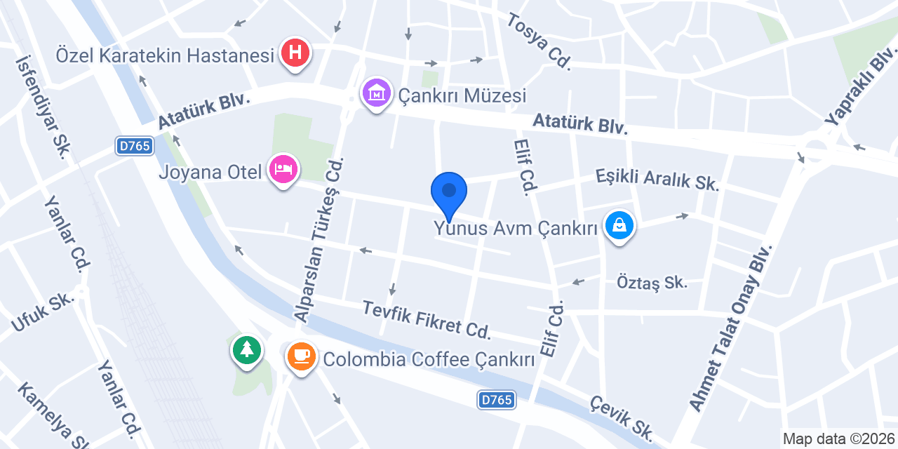Hüseyin Çopur Mimarlık konumu