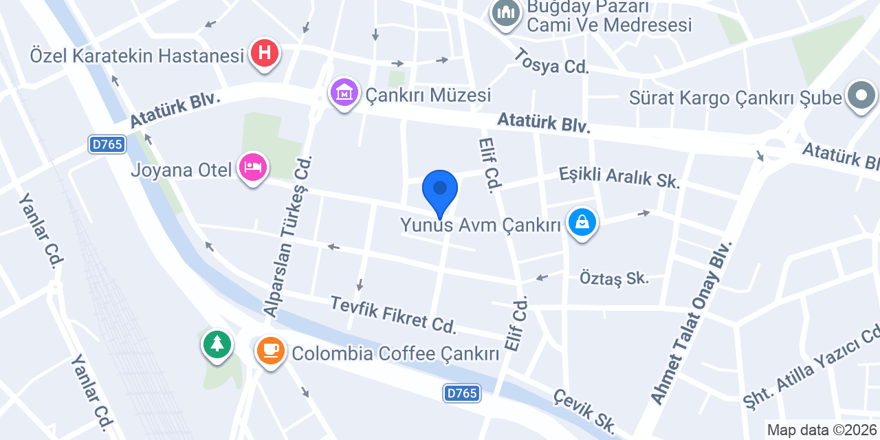 Çankırı Aslanoğlu konumu