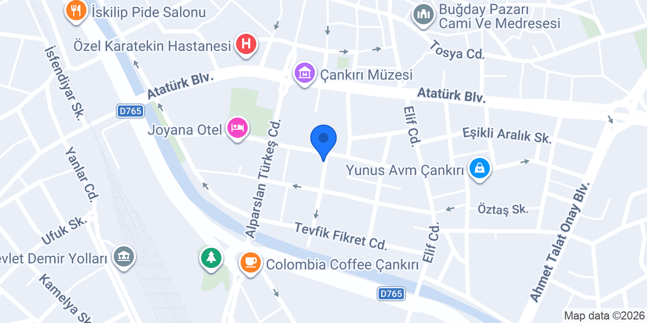 BAŞKAN RENTA CAR ÇANKIRI konumu