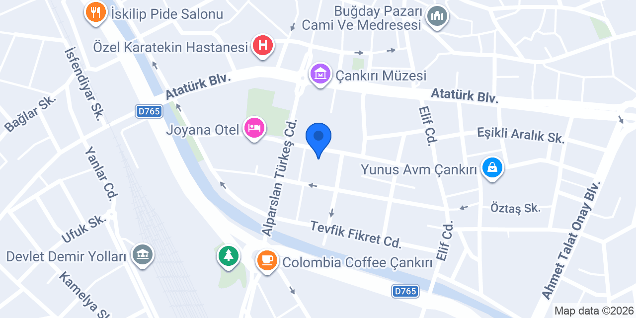 ORÇA YAPI TAAHHÜT SANAYİ TİC. LTD. ŞTİ. konumu