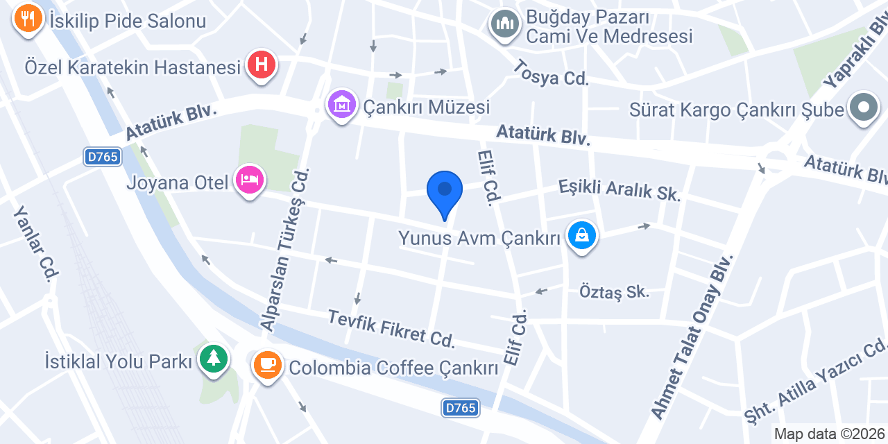 Kaya Hukuk Bürosu konumu