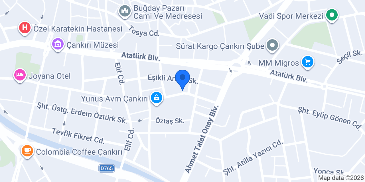 Atasun Optik konumu