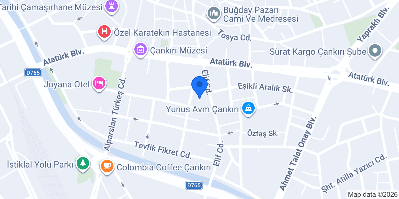 Özel Karatekin Motorlu Taşıt Sürücüleri Kursu konumu