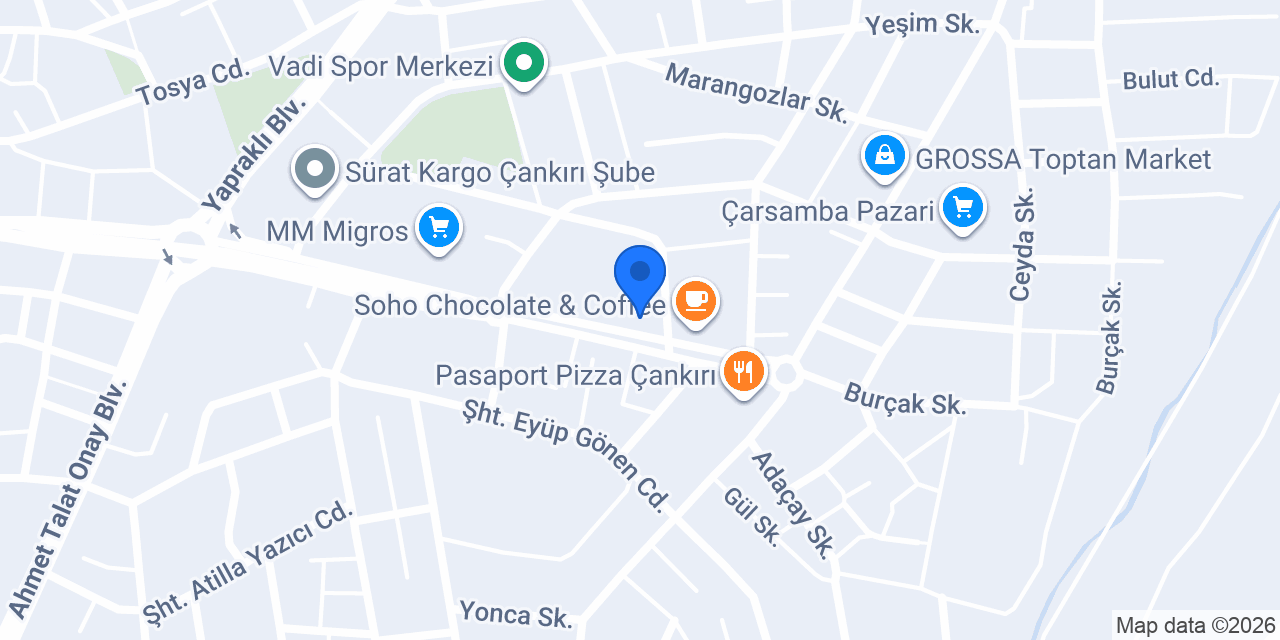 Divanev | Çankırı konumu